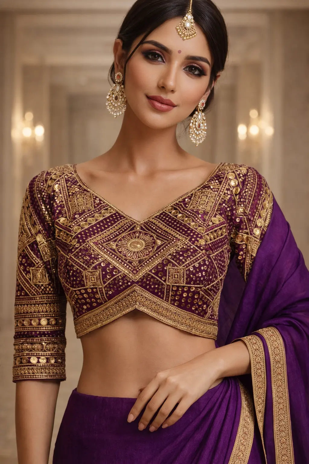 Majestic Drape Blouse