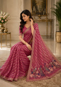 Mayur Vatika Embroidered Saree