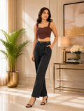 Midnight Black Tailored Trousers