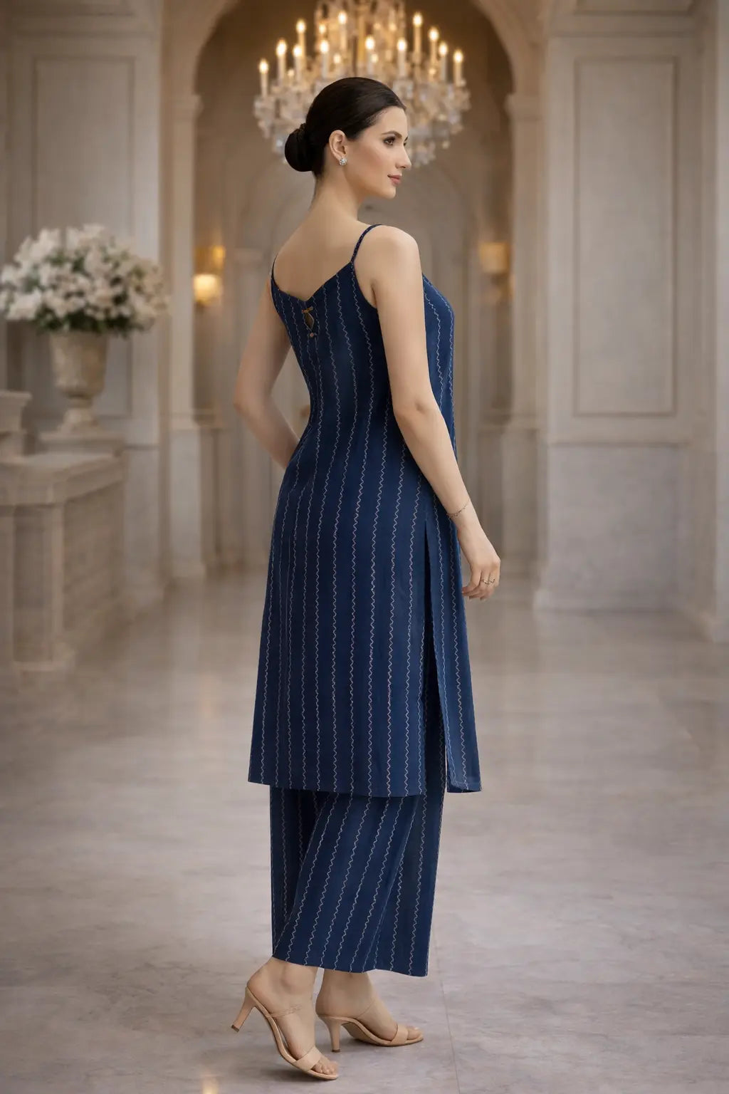 Minimal Blue Edit Co-ord Set