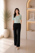 Mint Breeze Textured Knit Top