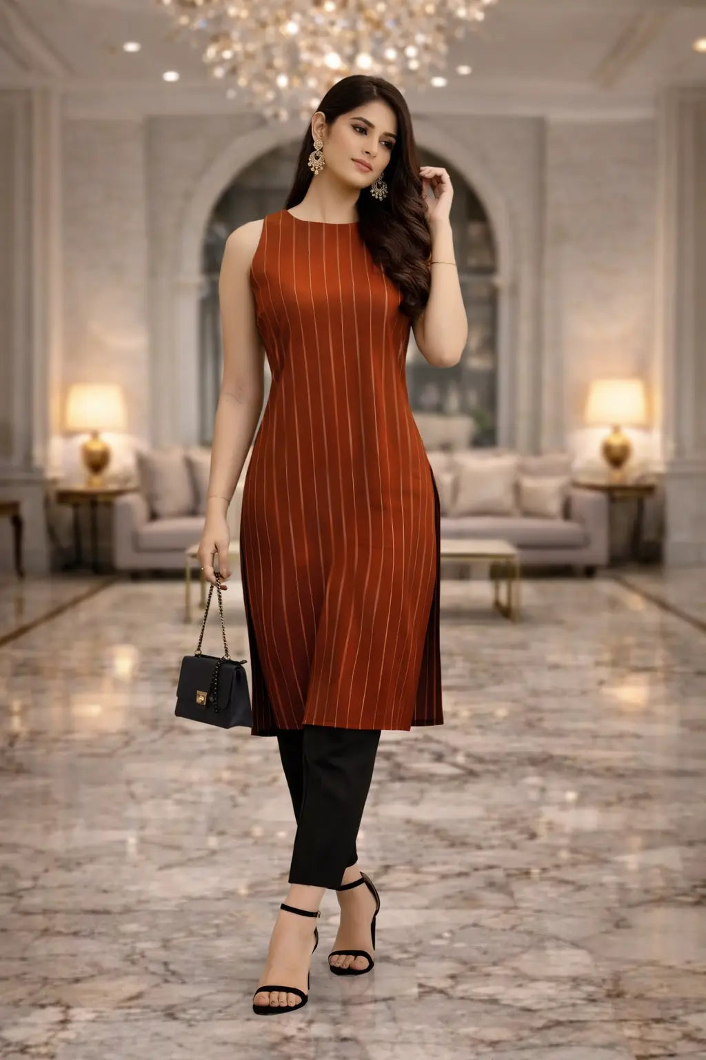 Modern Muse Halterneck Kurti