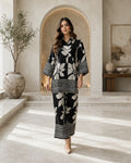 Monochrome Bloom Co-ords Set