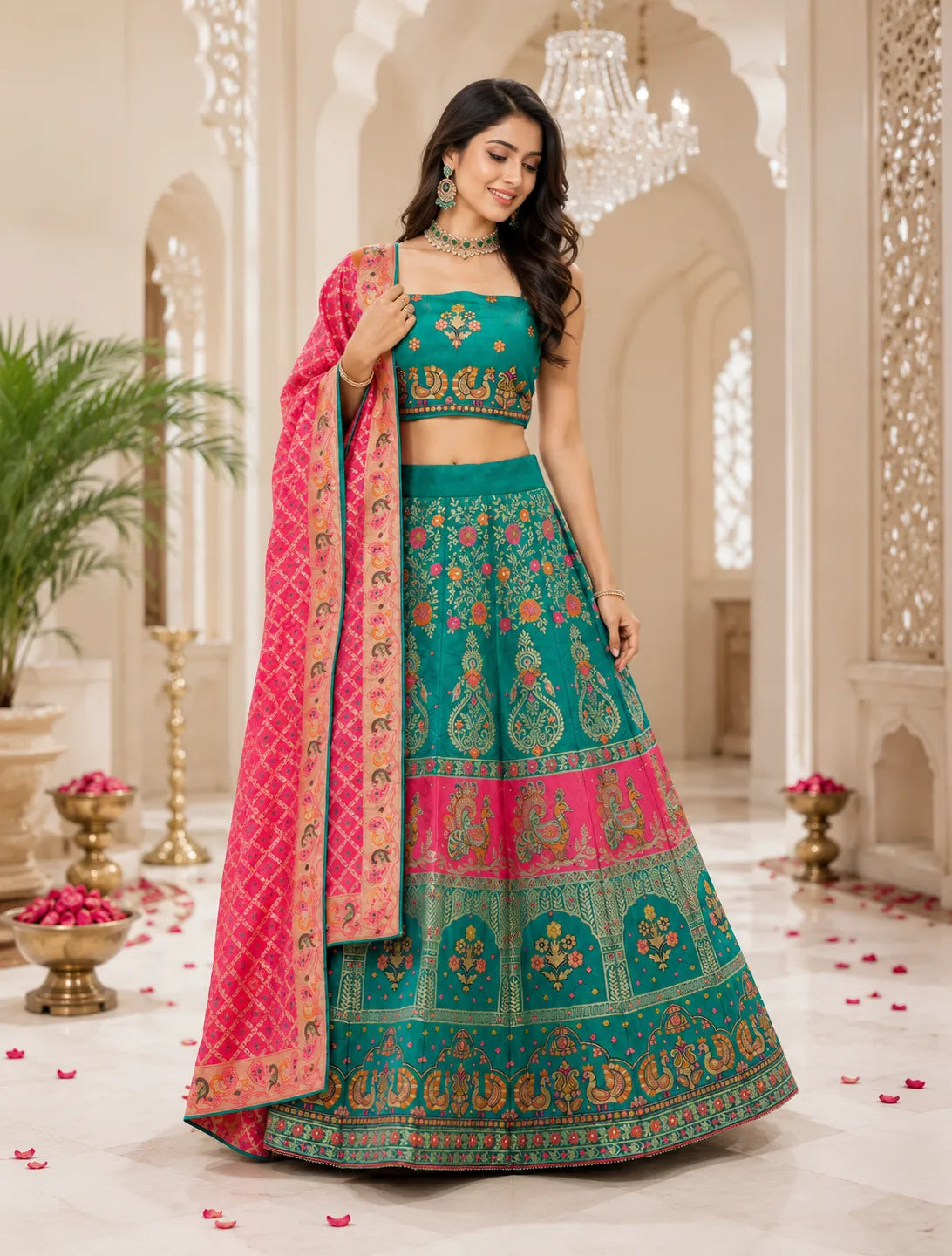 Morni Heritage Banarasi Lehenga