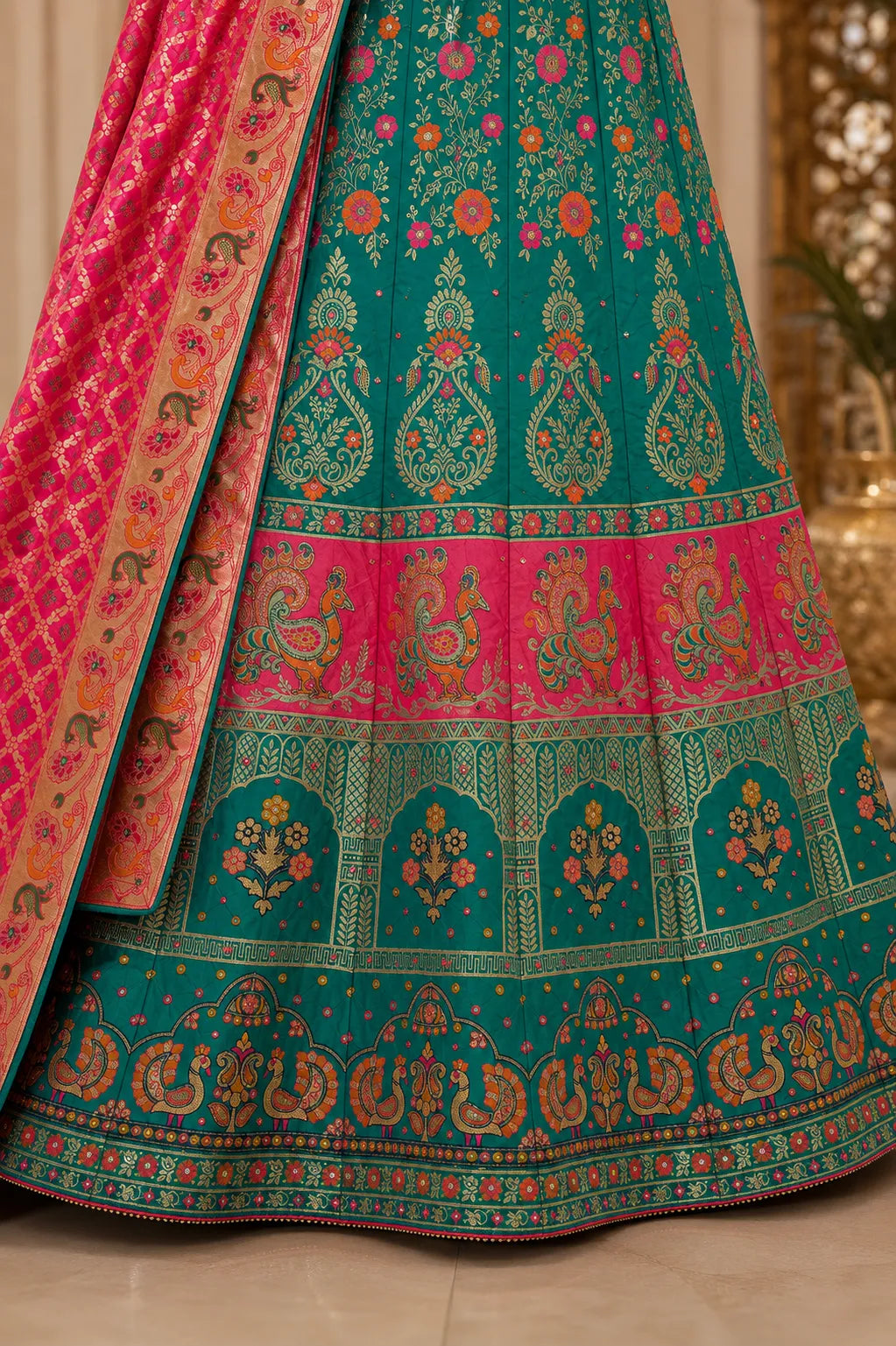 Morni Heritage Banarasi Lehenga