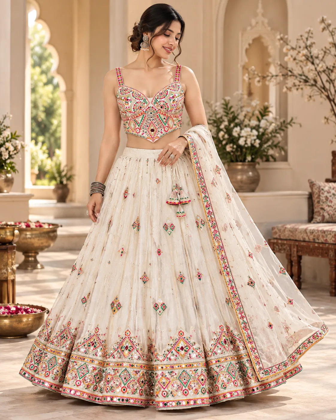 Navrasa Kutch Mirror Corset Blouse