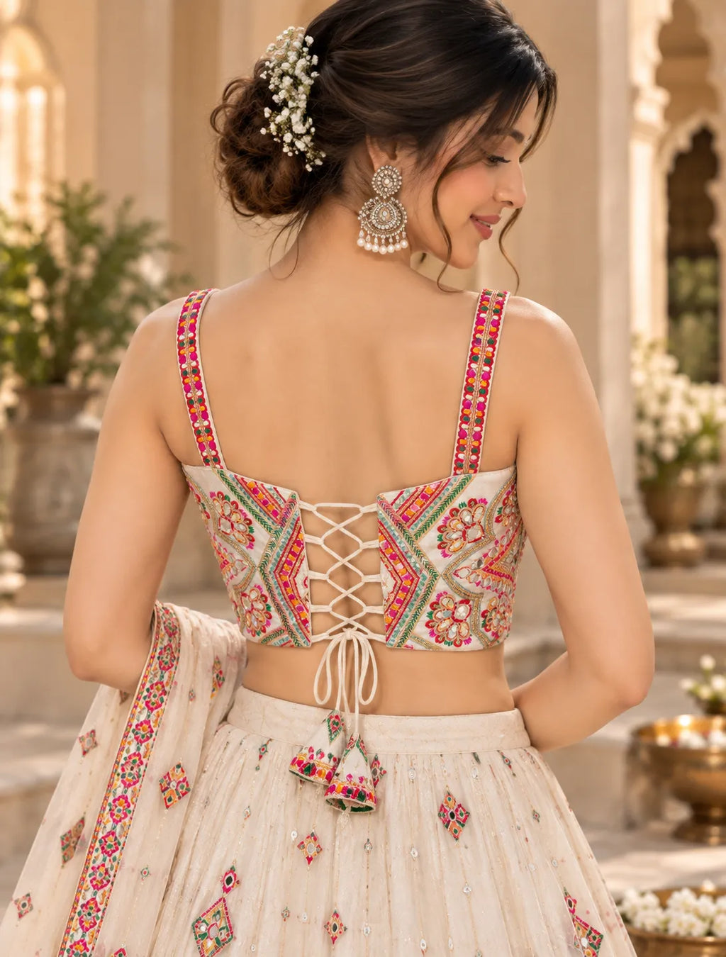 Navrasa Kutch Mirror Corset Blouse