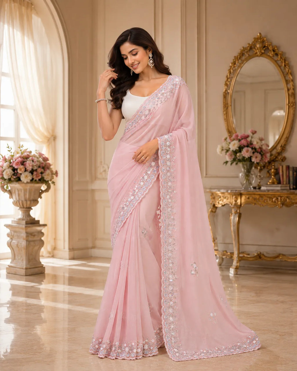 Noor E Gul Heritage Saree