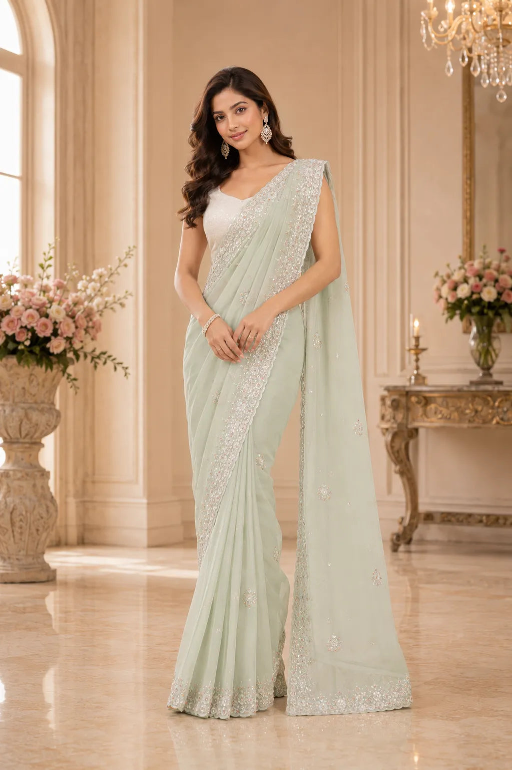 Noor E Gul Heritage Saree