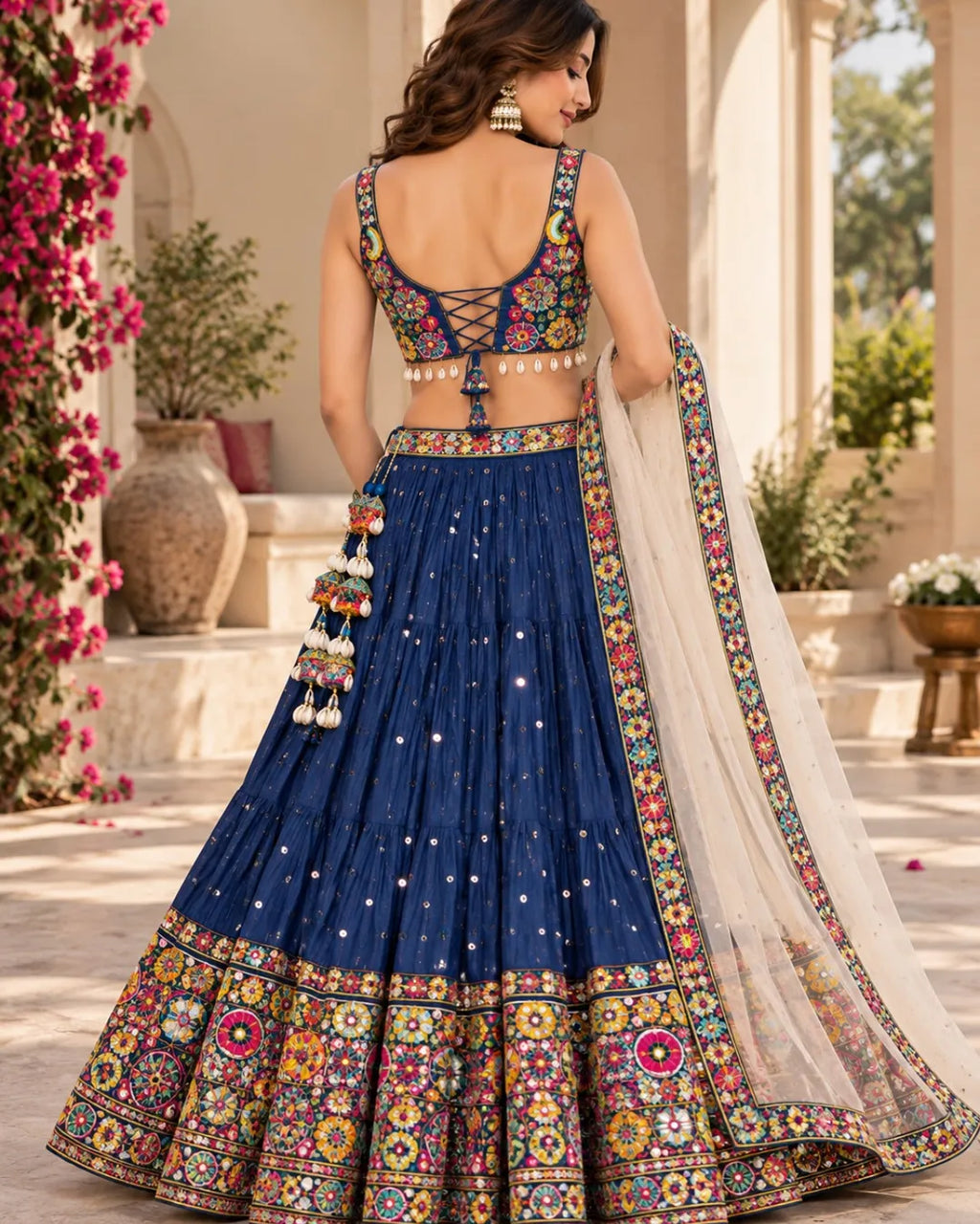 Raasika Mirror Embroidered Dandiya Blouse