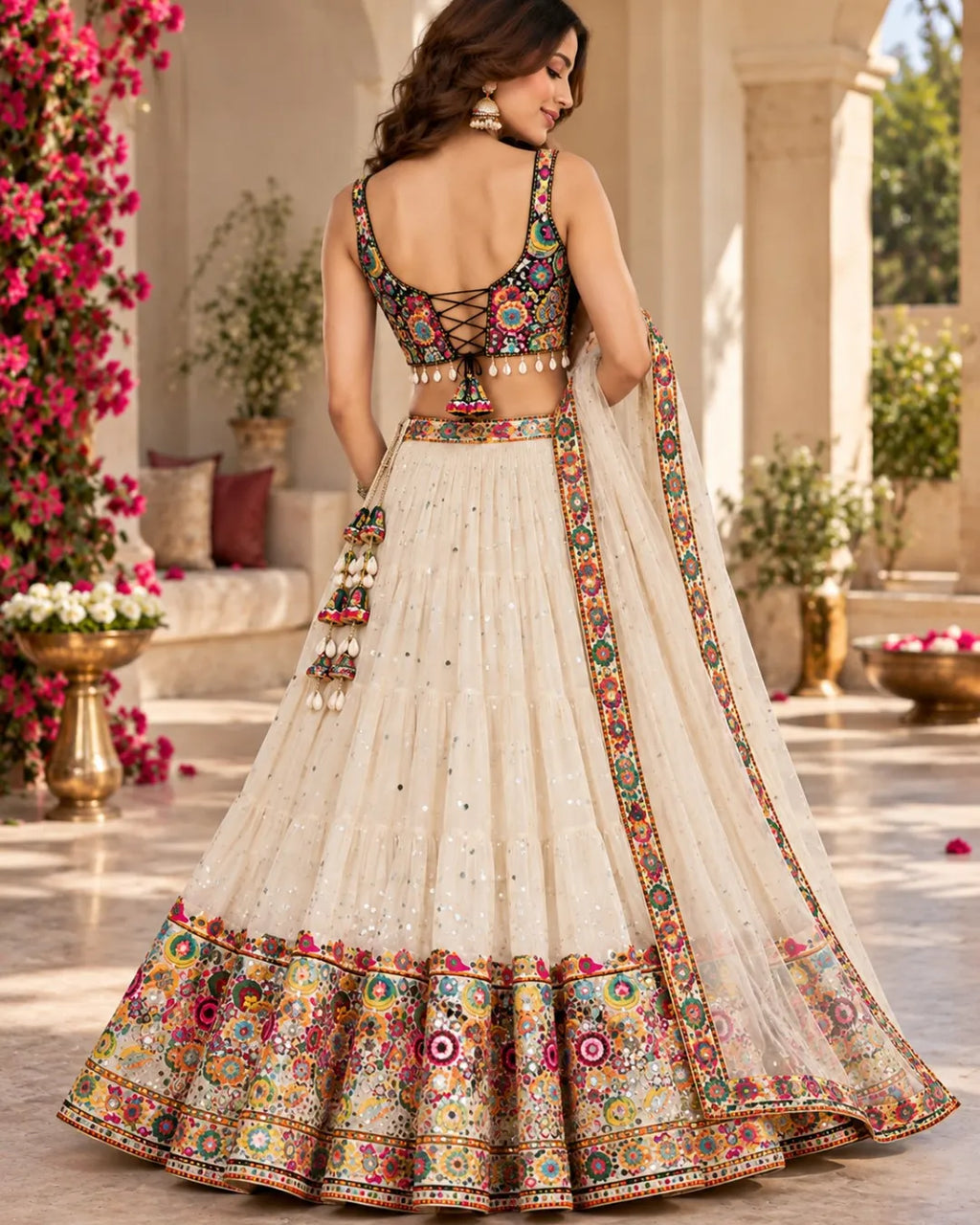 Raasika Mirror Embroidered Dandiya Blouse
