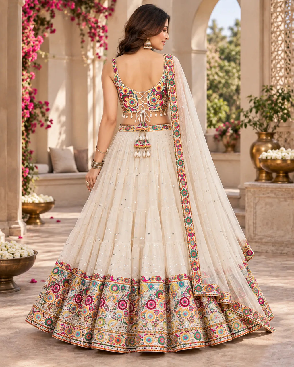 Raasika Mirror Embroidered Dandiya Blouse