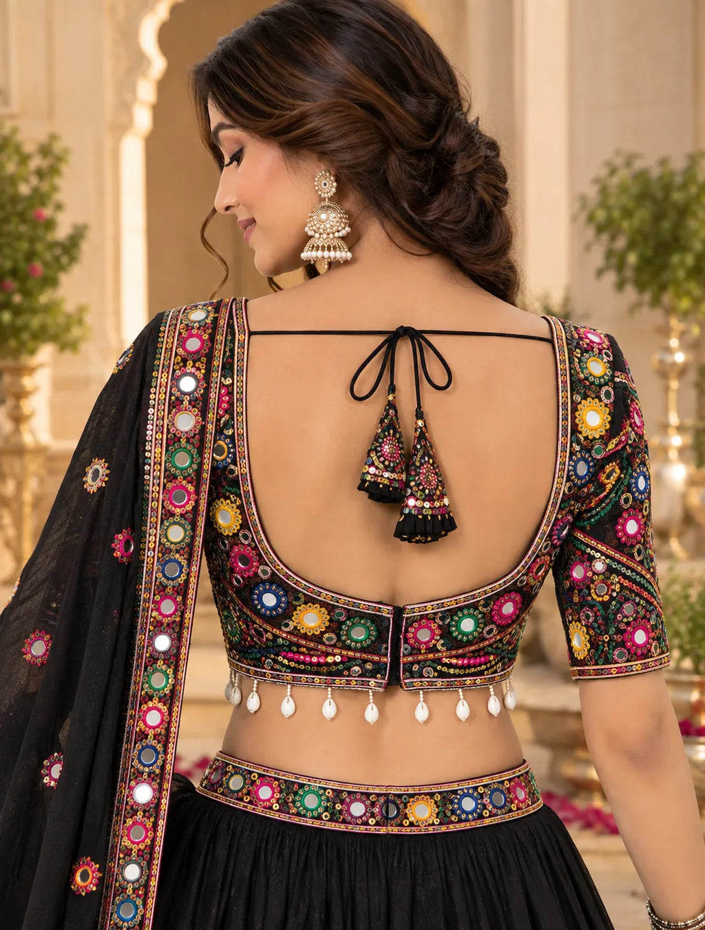 Raasika Mirrorwok Dandiya Blouse