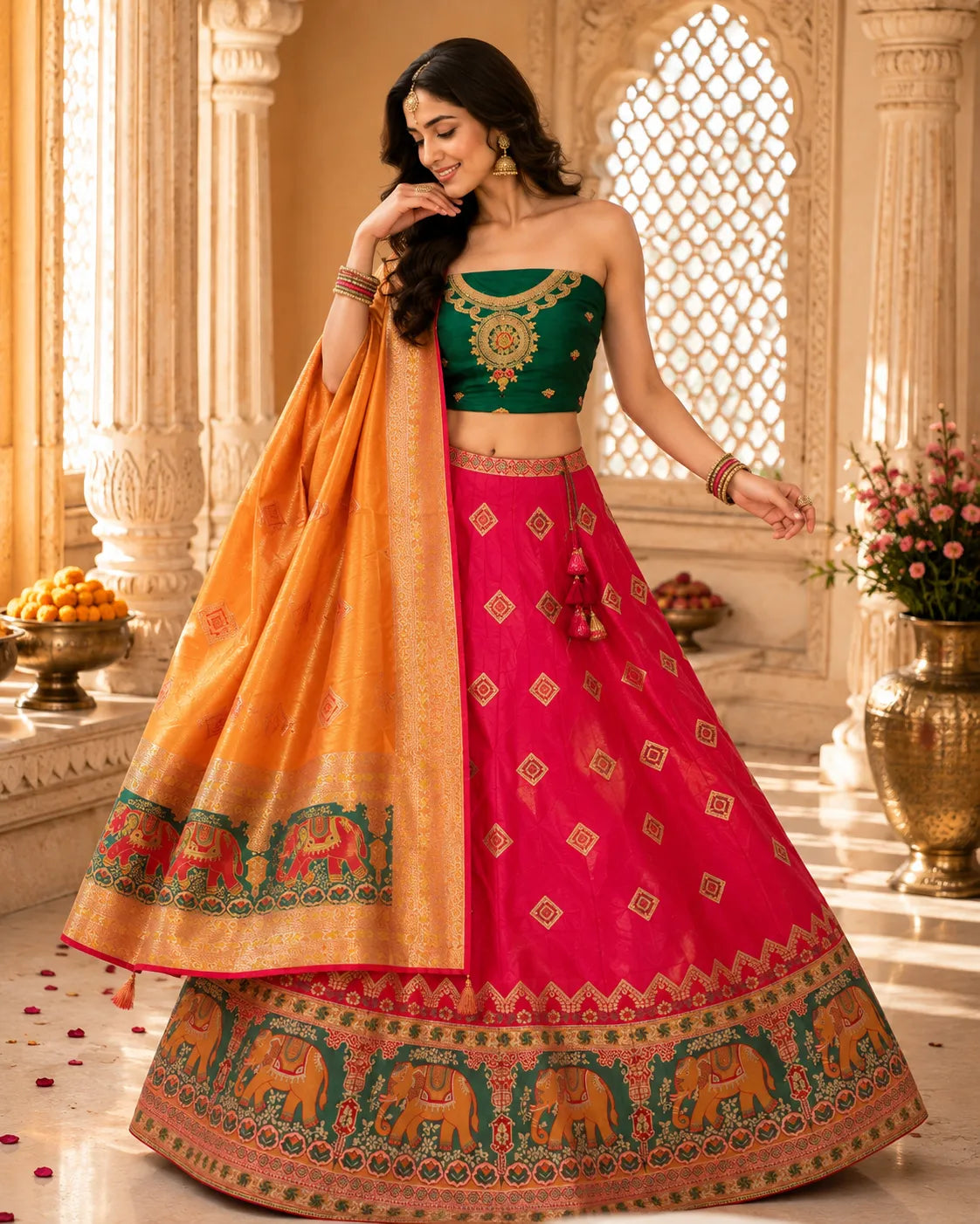 Rajsi Rani Banarasi Lehenga