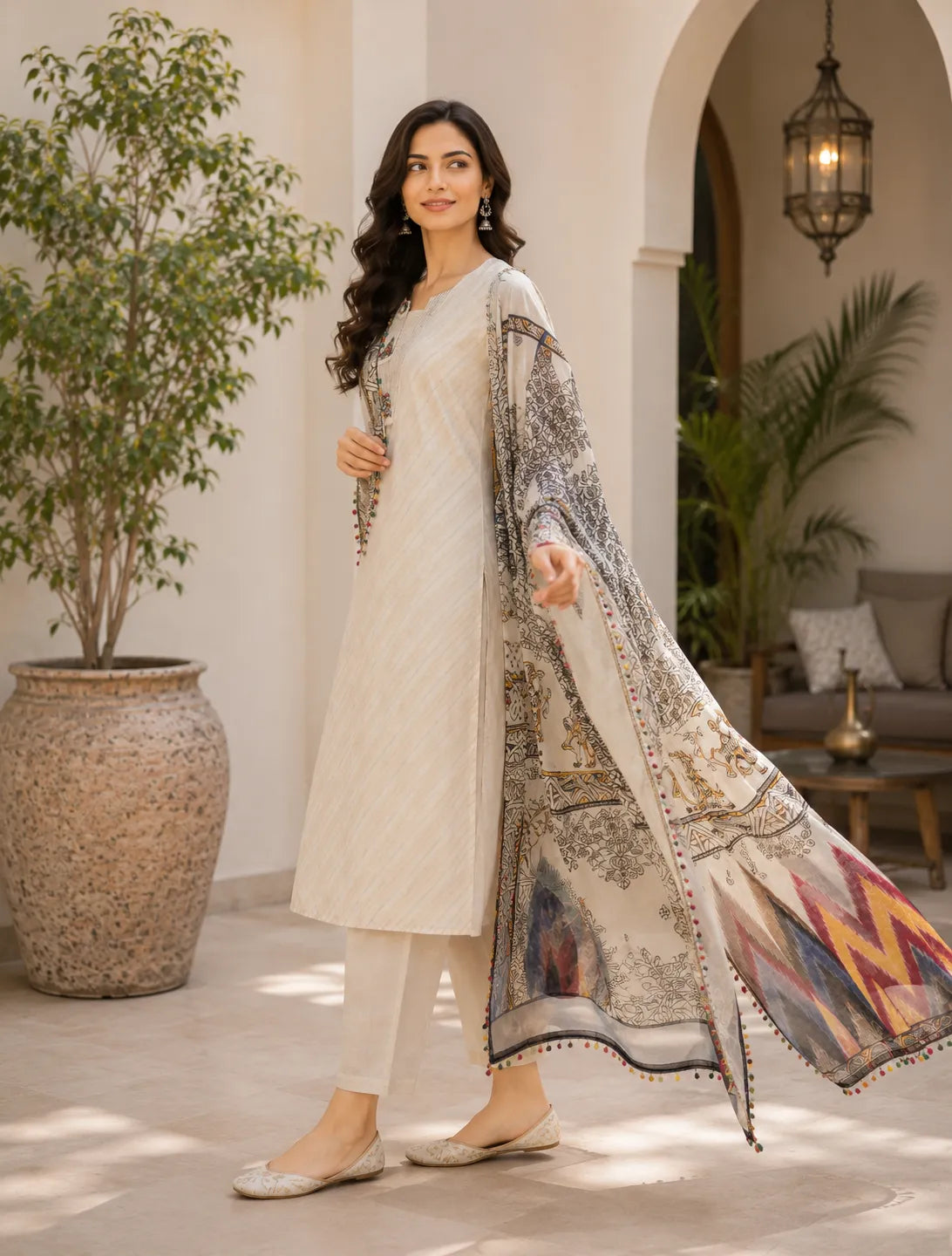 Rajvansh Artisan Cotton Suit Set