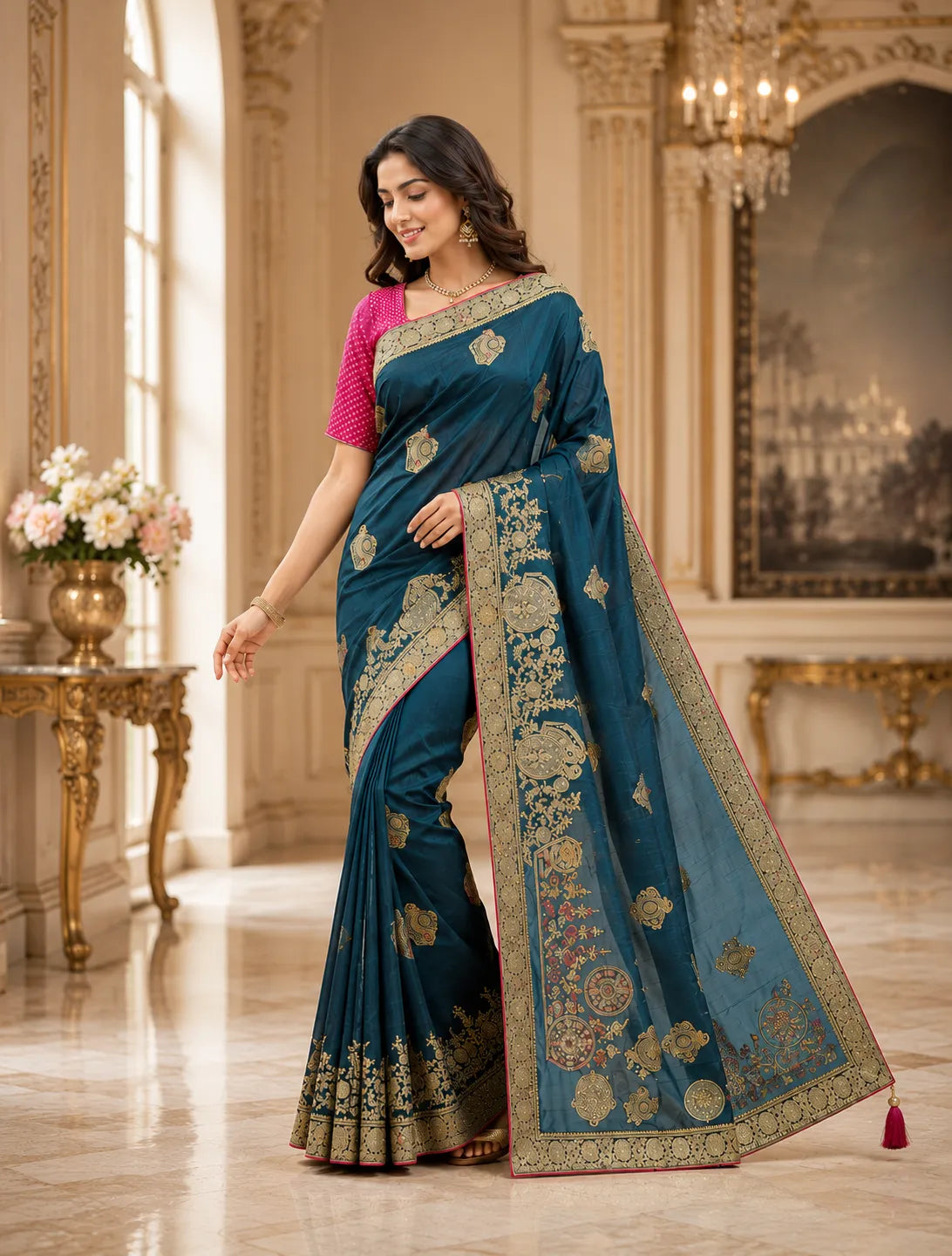 Rajwada Zari Weave Banarasi Saree
