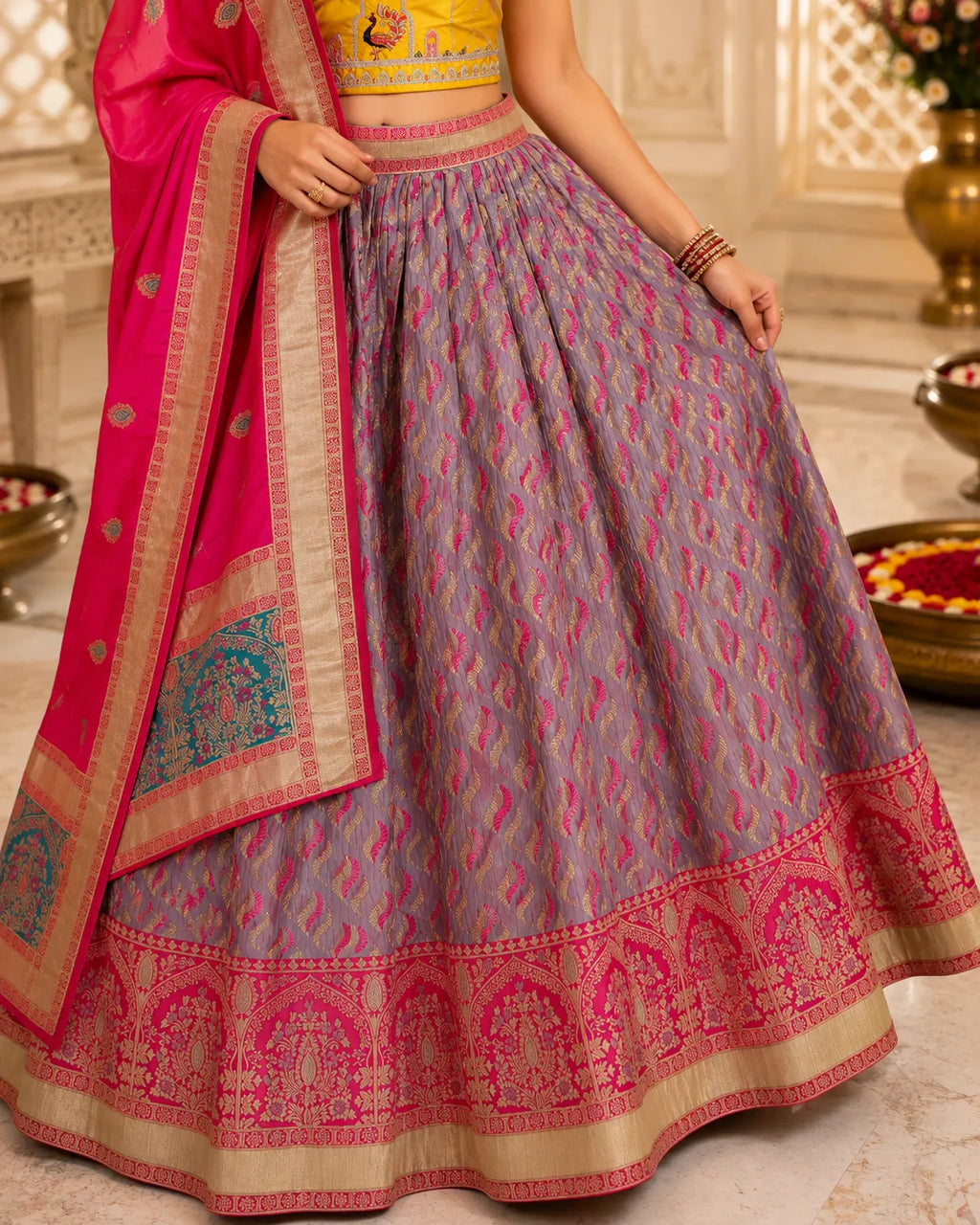 Rangini Banarasi Lehenga