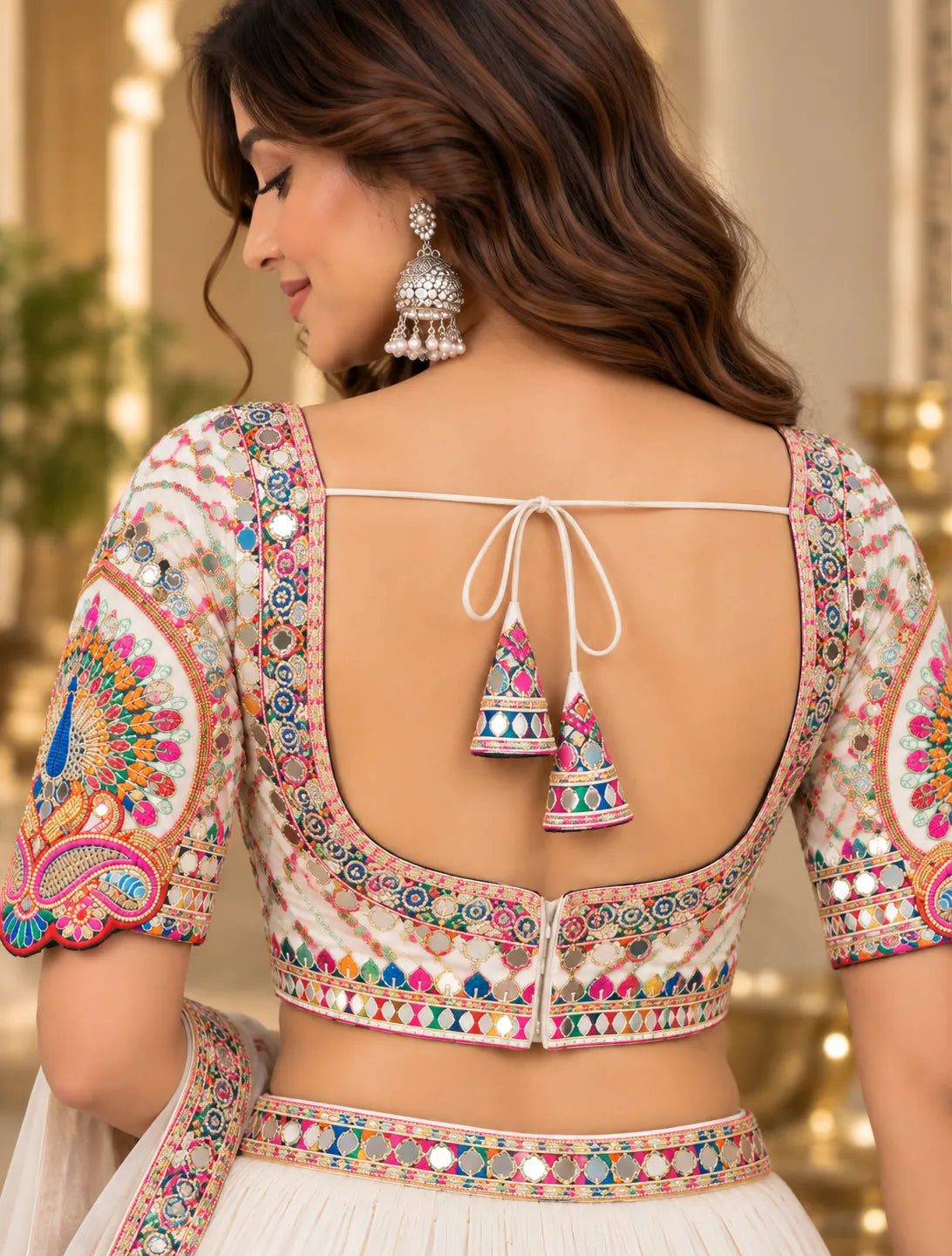 Rangrez Morni Mirrorwork Dandiya Blouse