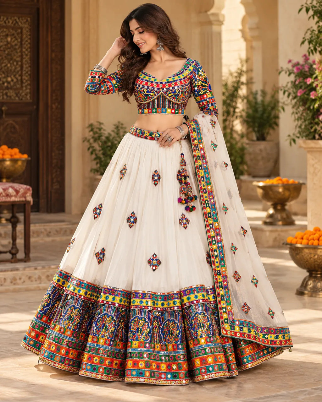 Rangrez Peacock Dandiya Blouse