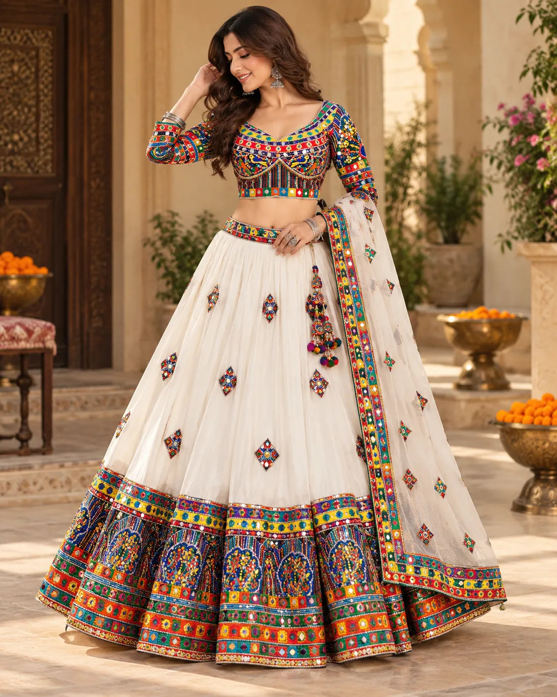 Rangrez Peacock Dandiya Blouse