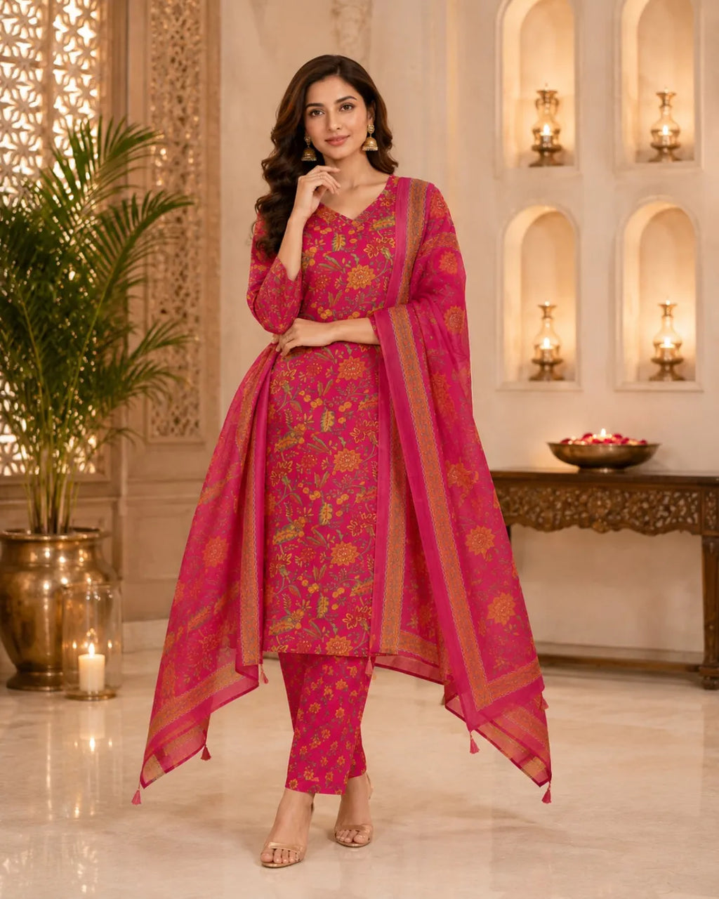 Rani Bloom Cotton Suit Set