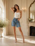 Romantic Lace Detail Corset Top