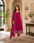 Royal Fuchsia Suit Set