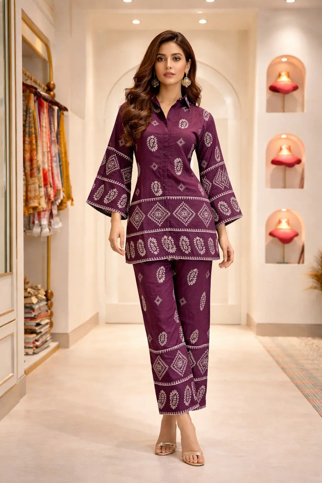 Royal Plum Co-ord Set