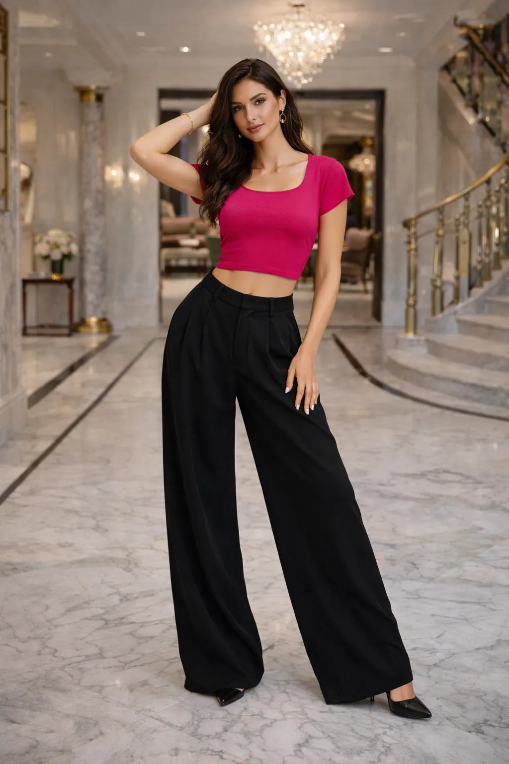 Ruby Chic Crop Top