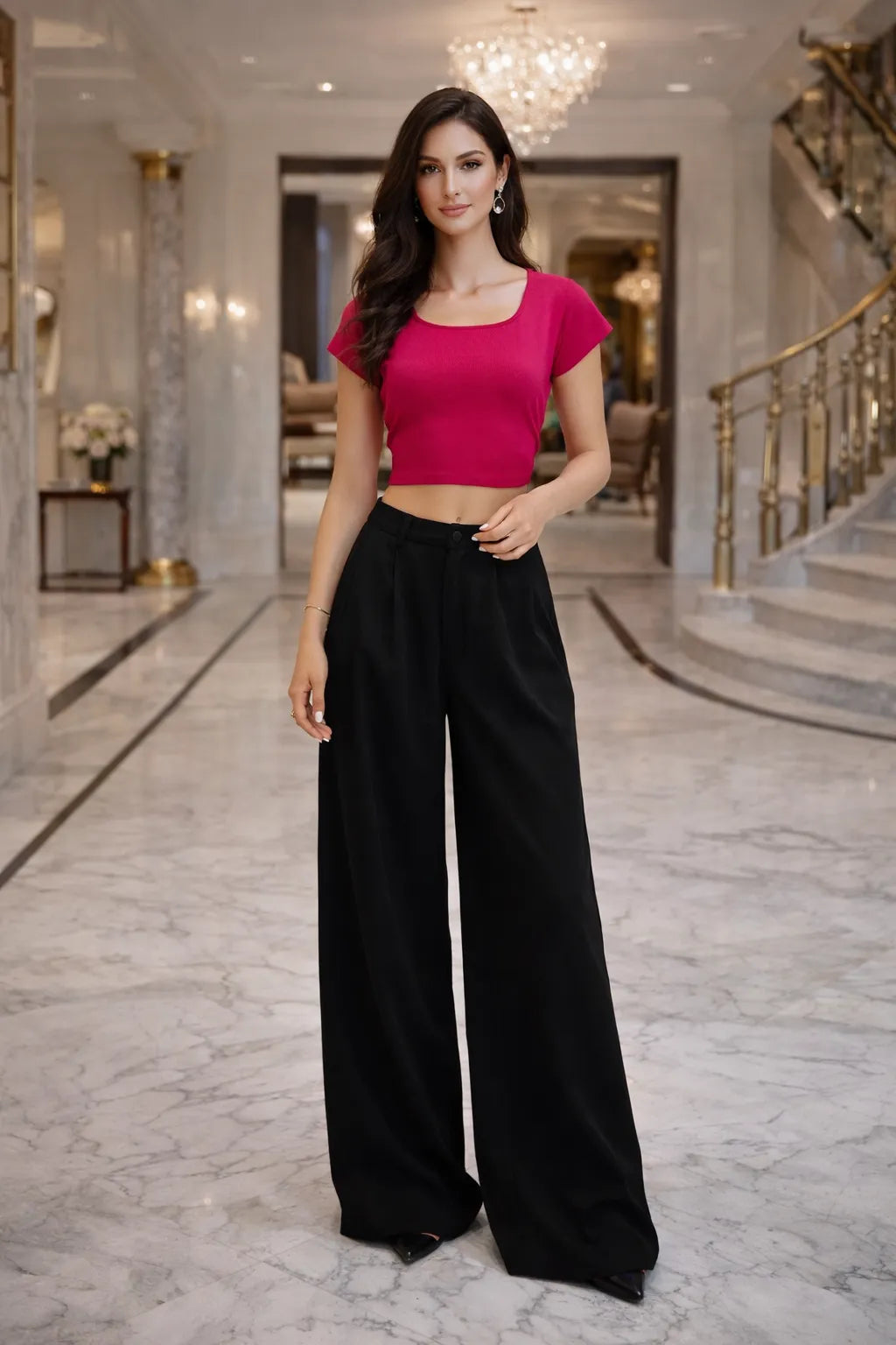 Ruby Chic Crop Top