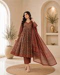 Rust Heritage Cotton Suit Set