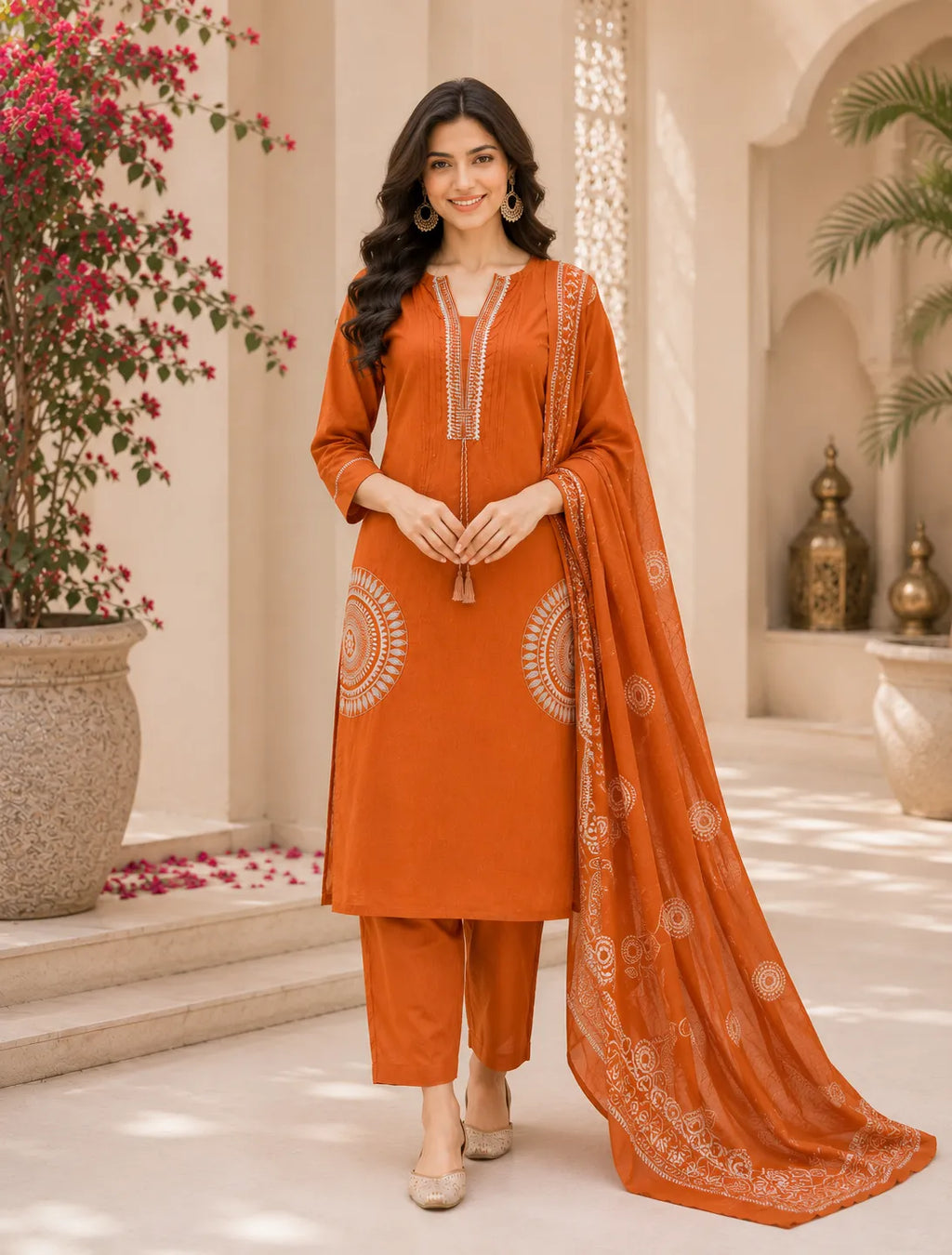 Rustica Charm Cotton Suit Set