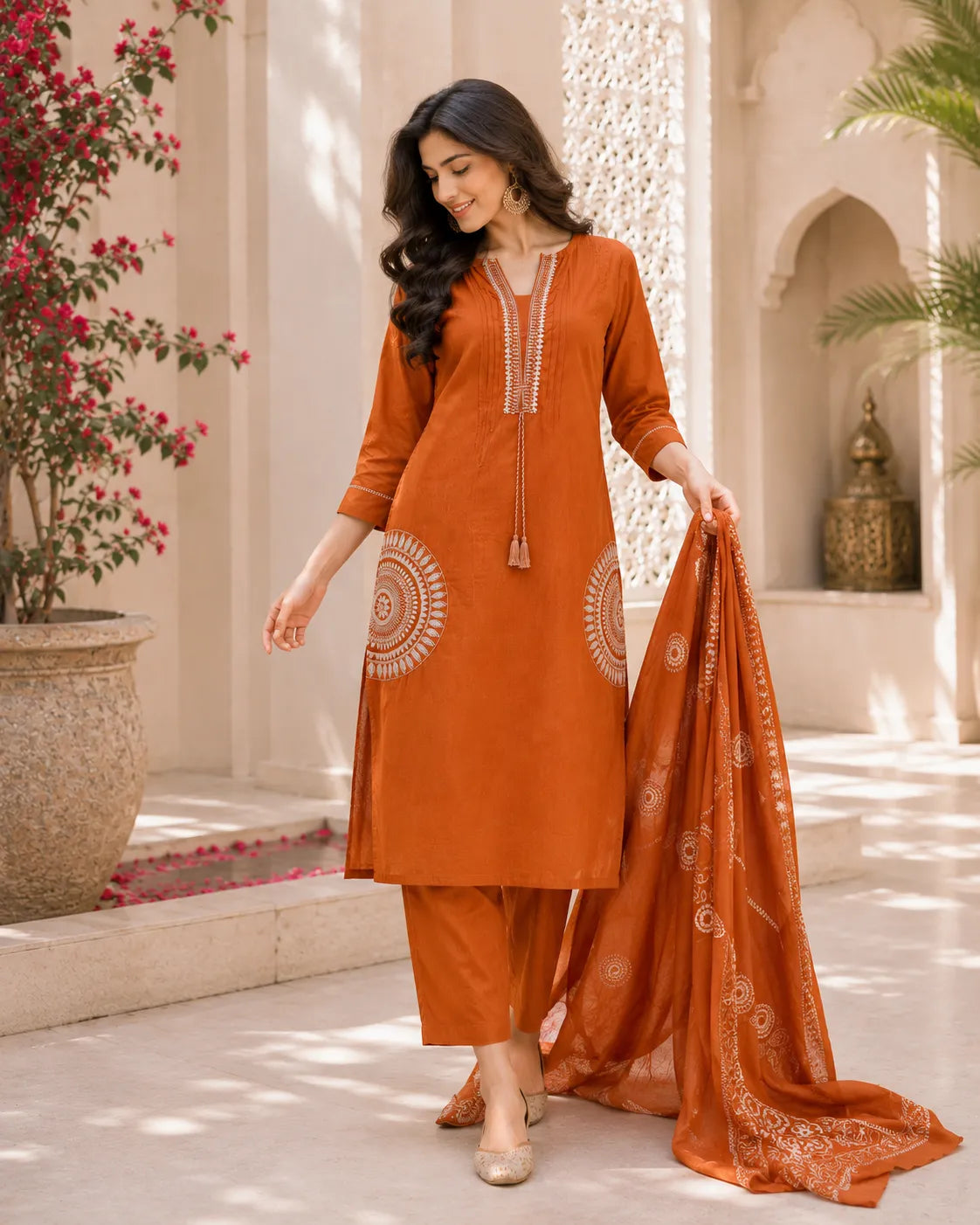 Rustica Charm Cotton Suit Set