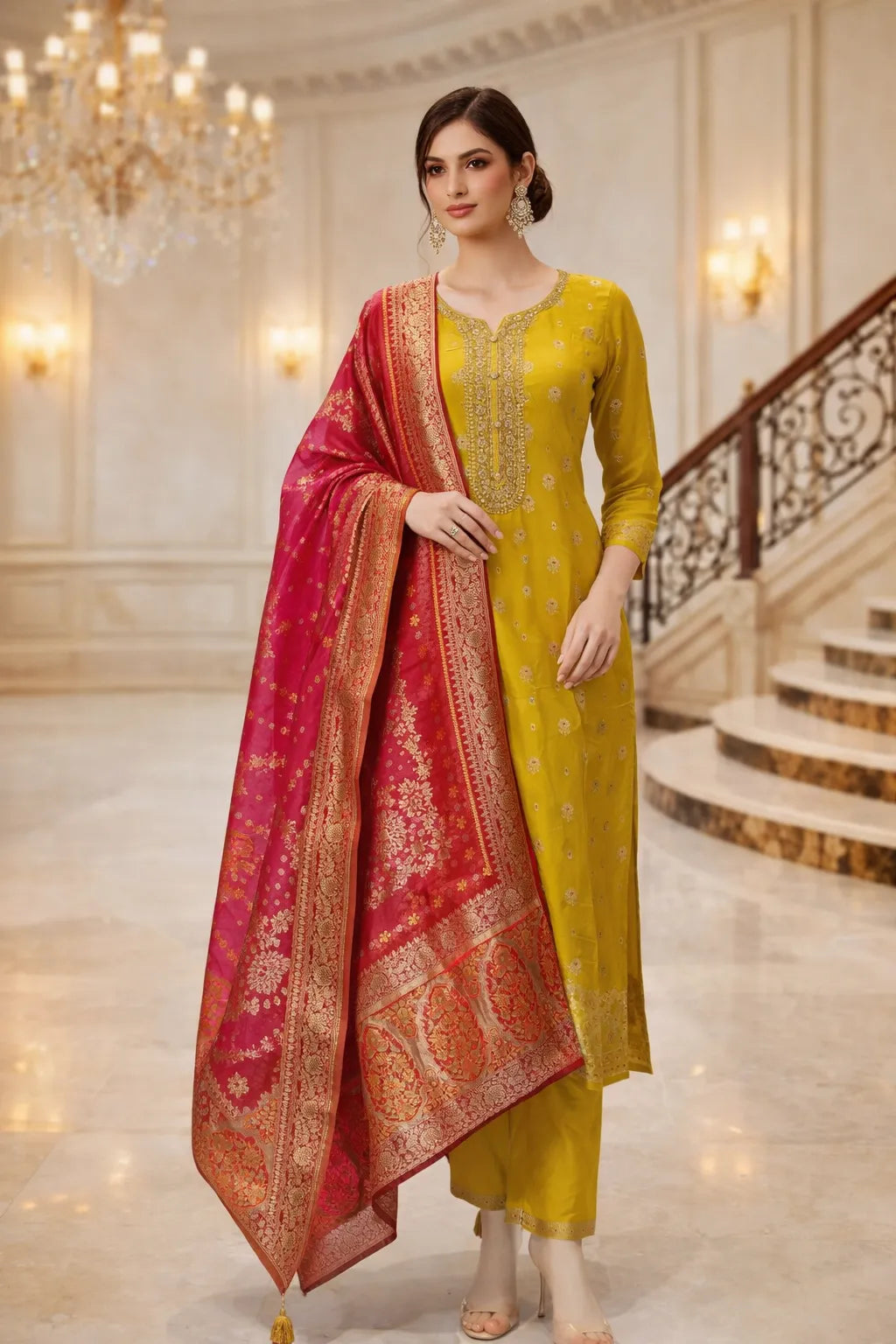 Saanvi Festive Suit Set