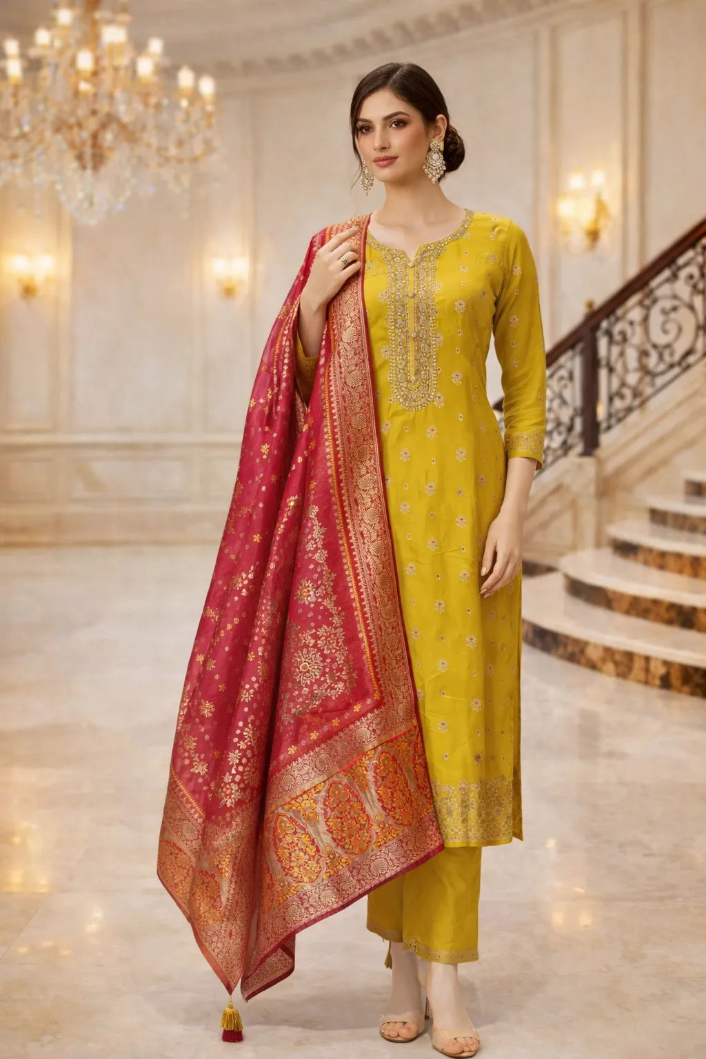 Saanvi Festive Suit Set