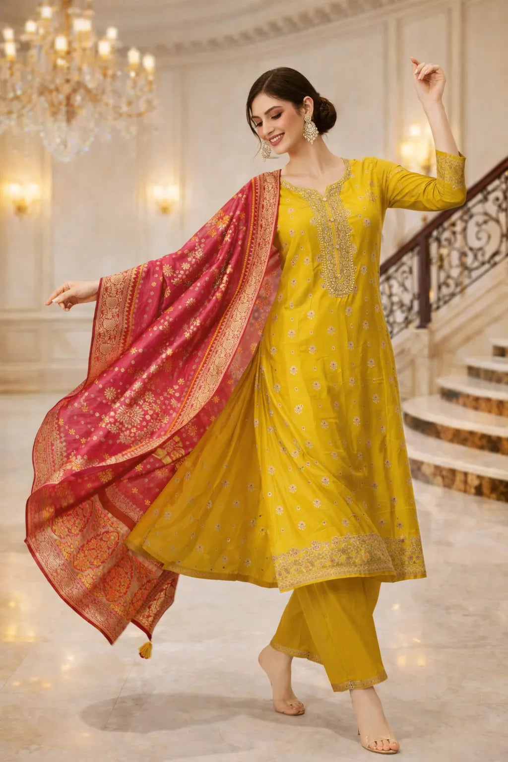 Saanvi Festive Suit Set