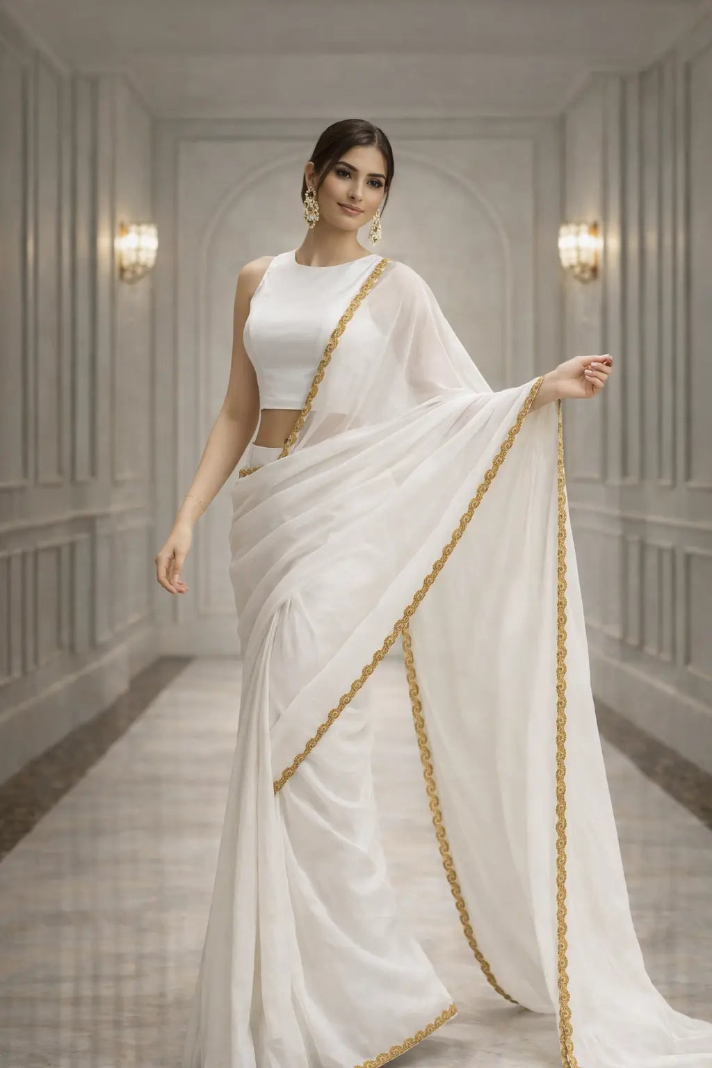 Satin Halterneck Blouse