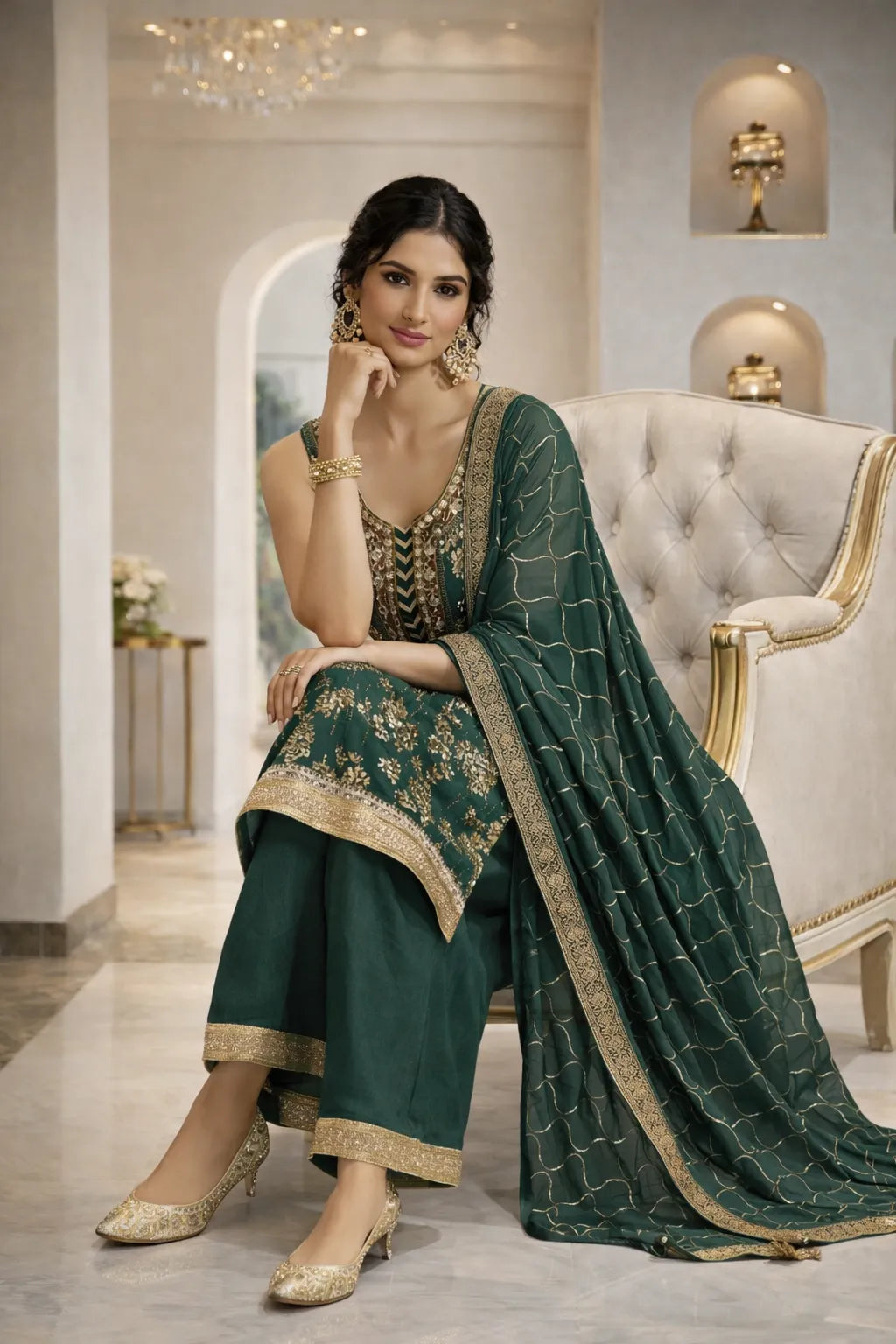 Sattva Straight Palazzo Set
