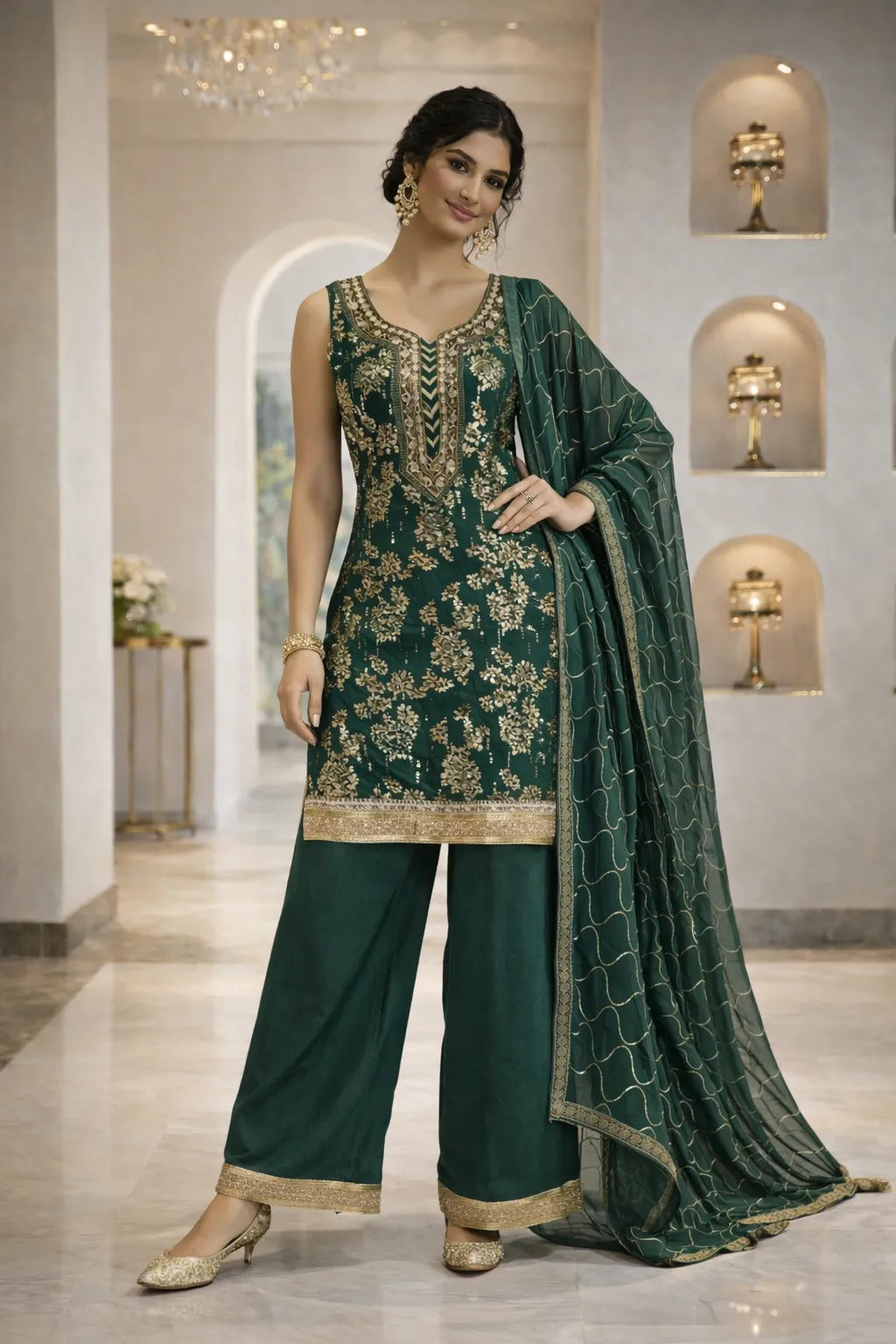 Sattva Straight Palazzo Set