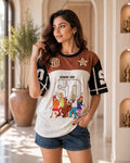 Scooby Doo Graphic Oversized Colorblock T-Shirt