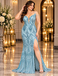 Seraphina Draped Shoulder Evening Gown