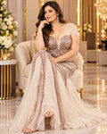 Seraphine Sequin Tulle Mermaid Gown