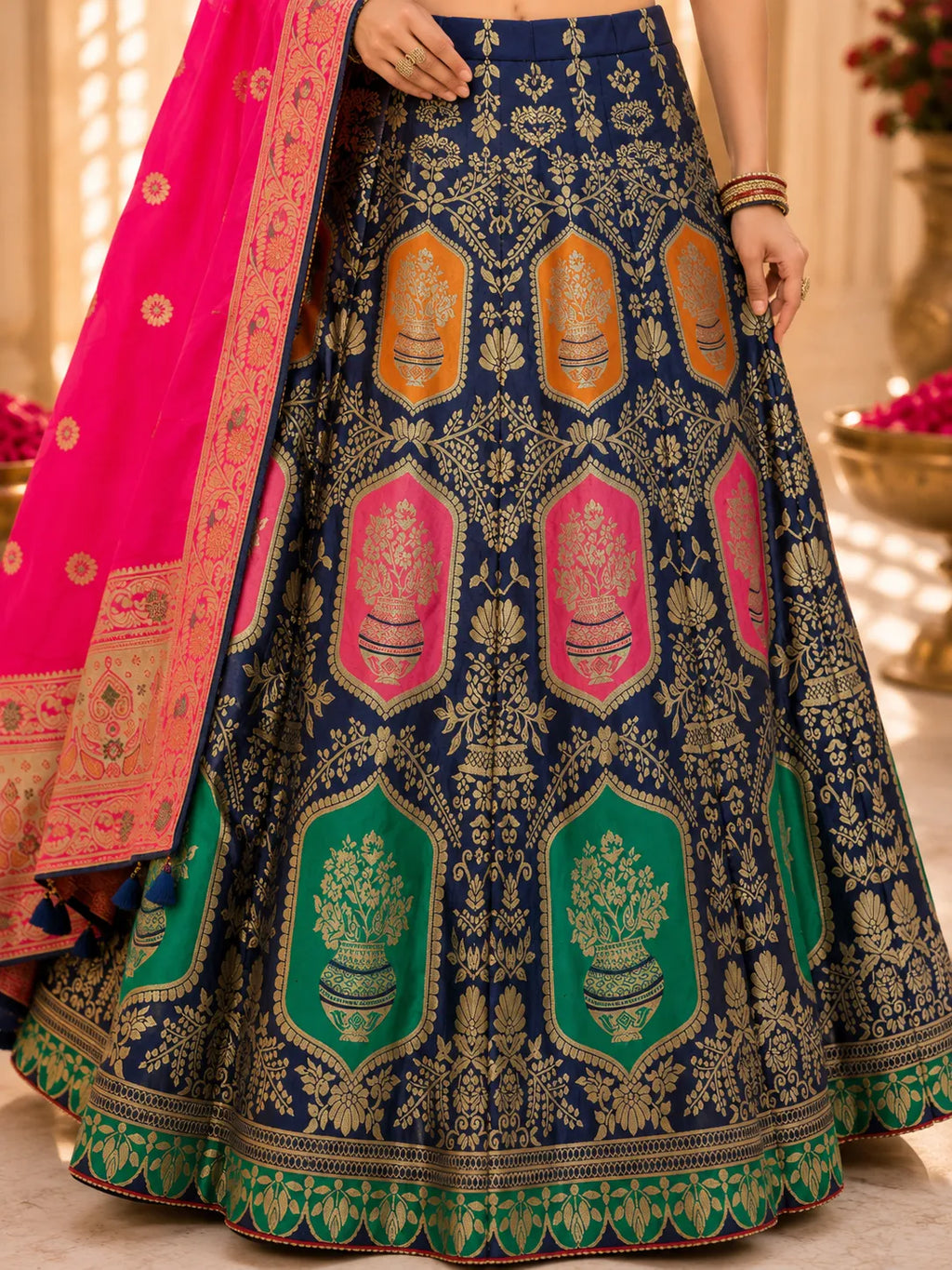 Shahi Kalash Banarasi Lehenga