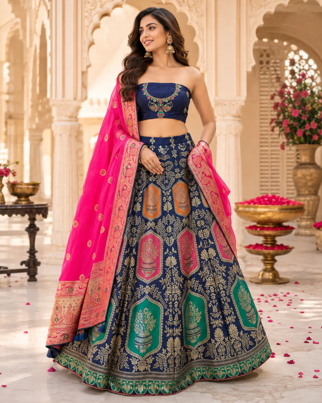 Shahi Kalash Banarasi Lehenga