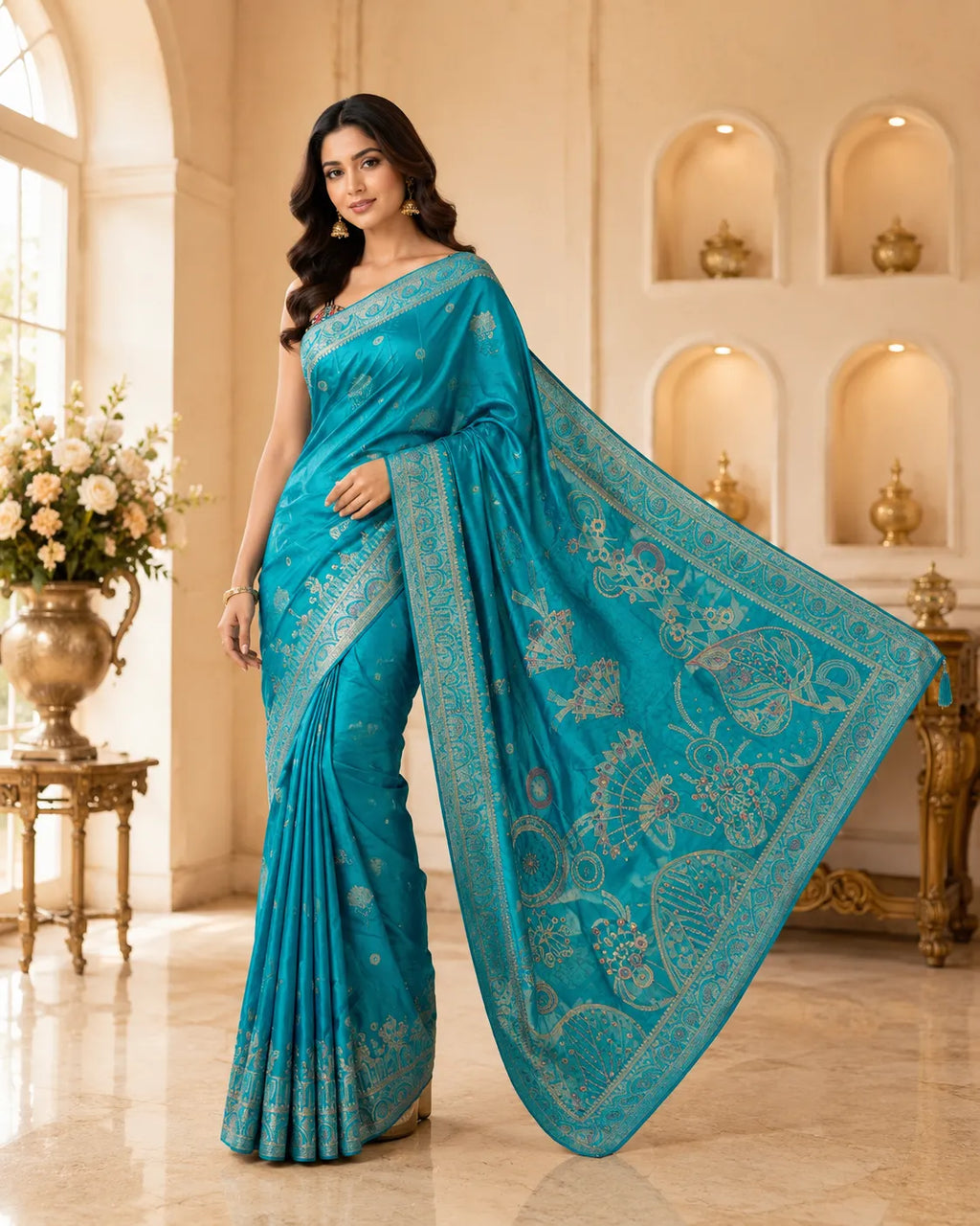 Shahi Grace Woven Saree