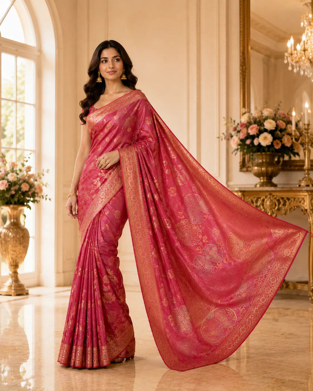 Shahi Grace Woven Saree