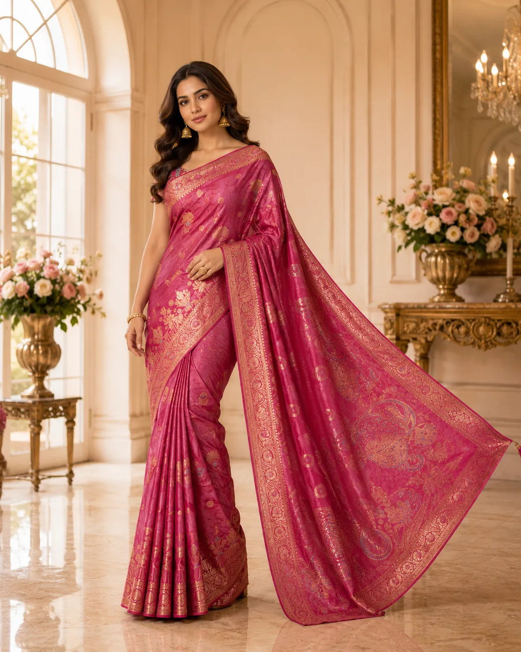 Shahi Grace Woven Saree