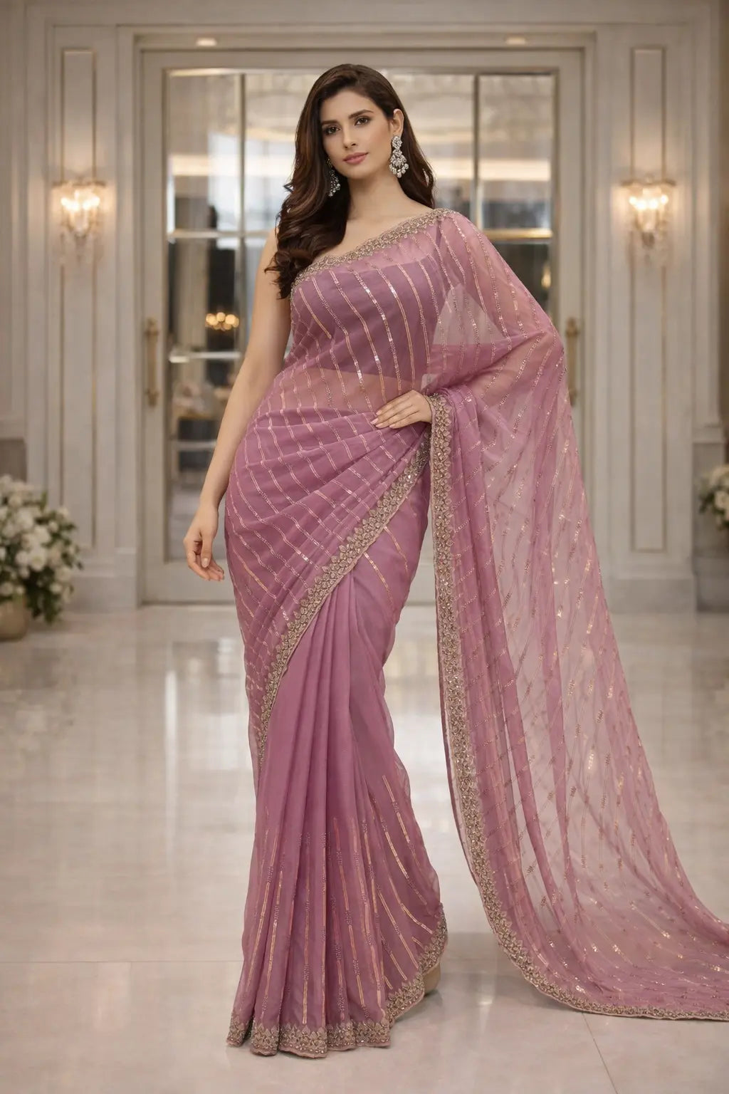 Shimmer Grace Saree