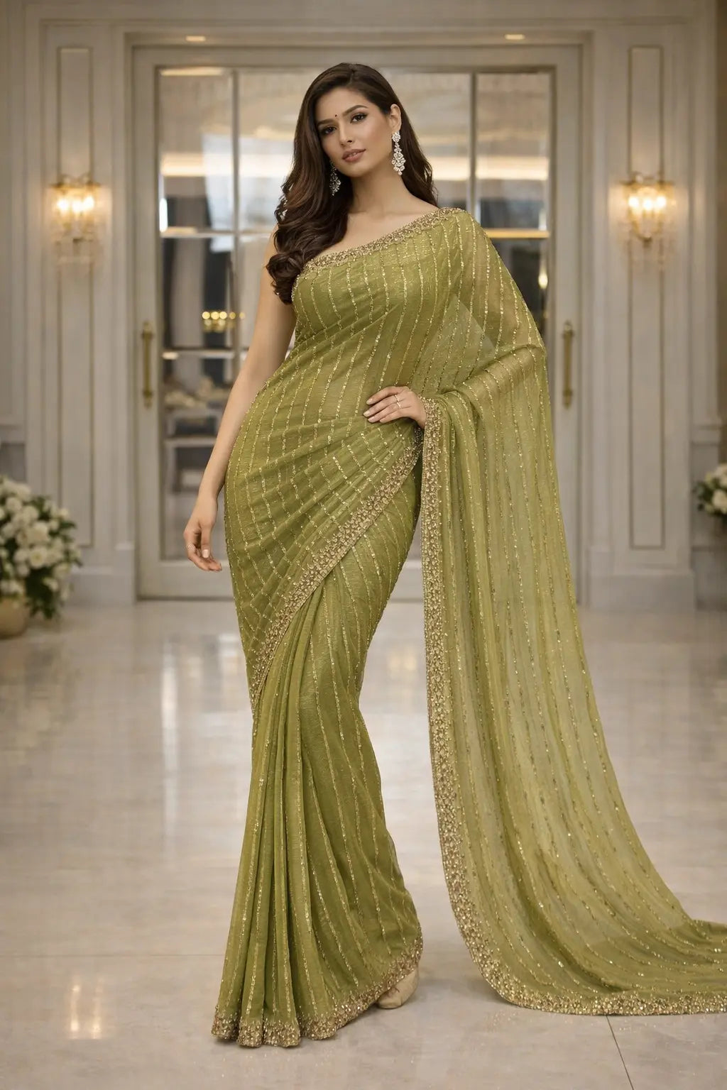 Shimmer Grace Saree
