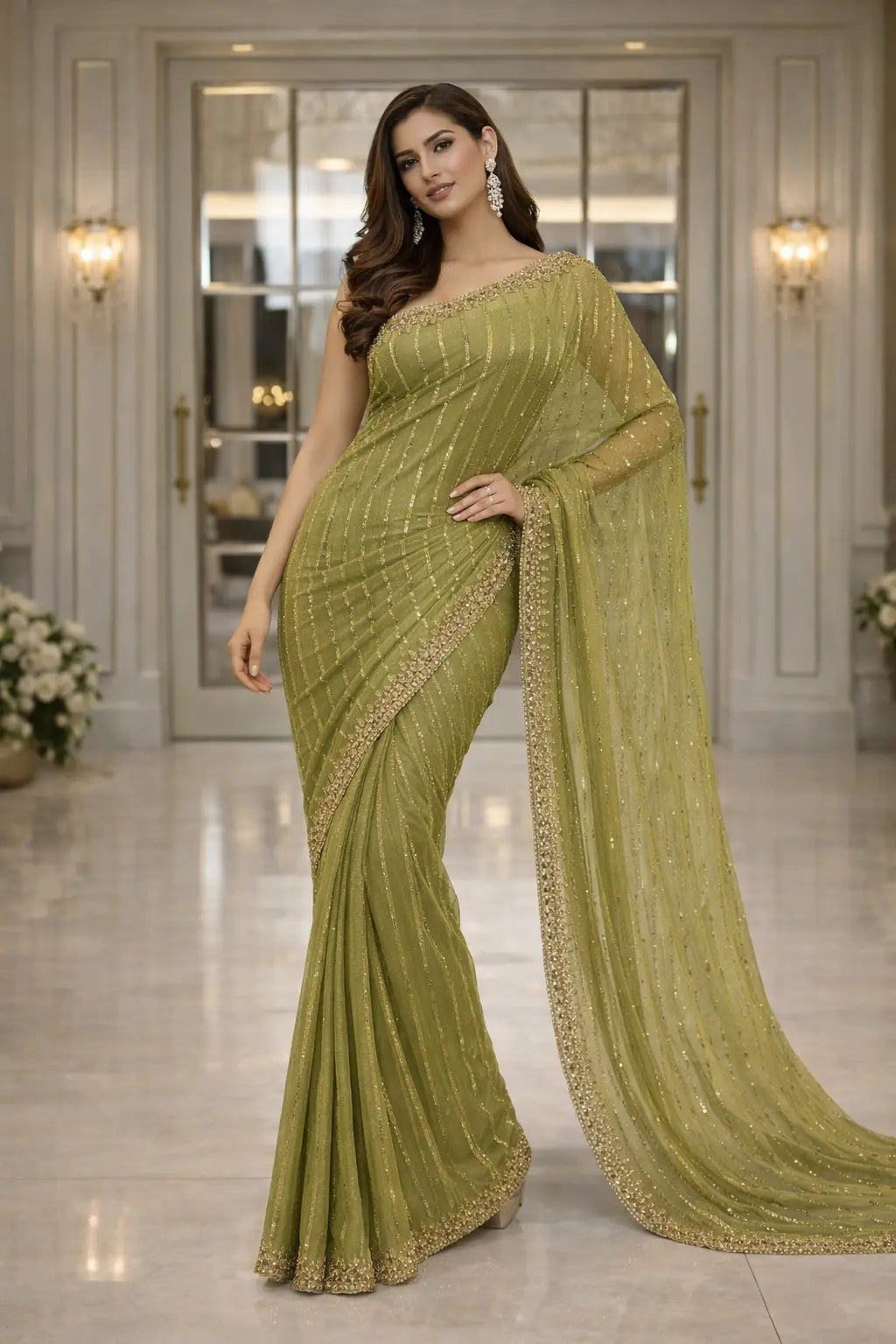 Shimmer Grace Saree